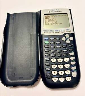 Texas Instruments TI-84 Plus Graphing Calculator with Cover